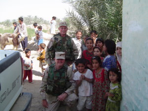 Chaplain Gilleran in Iraq
